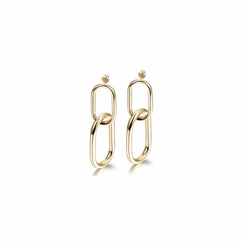 Interlocking Hoop Earrings