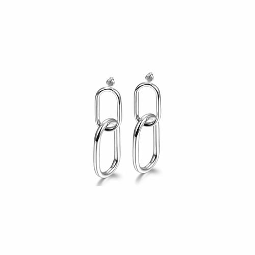 Interlocking Hoop Earrings